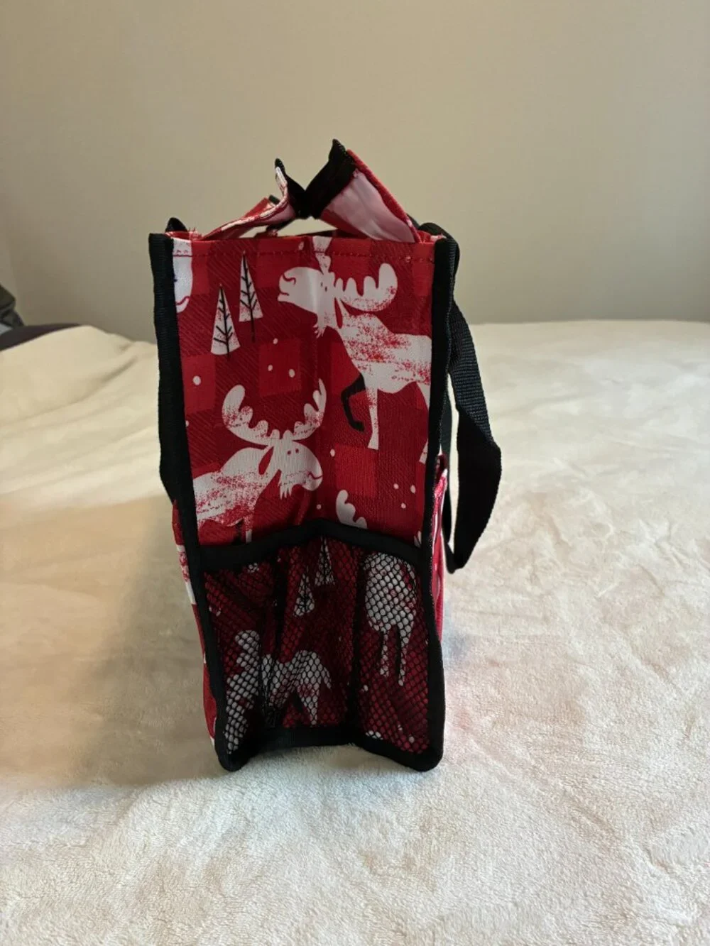 Thirty-One Zip-Top Organizing Utility Tote | Moosin Around Moose Print | NWT